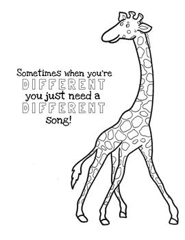 giraffes can't dance coloring page Do giraffes need to learn to dance?