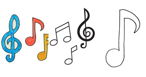 how to draw a music note easy: How does the color of your crayon affect the sound of your music?