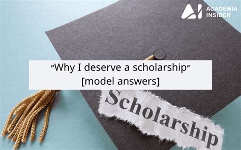 Why I Deserve This Scholarship: An Insight into My Journey of Excellence